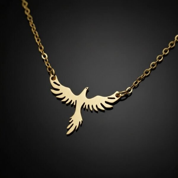 Home bird charm necklace