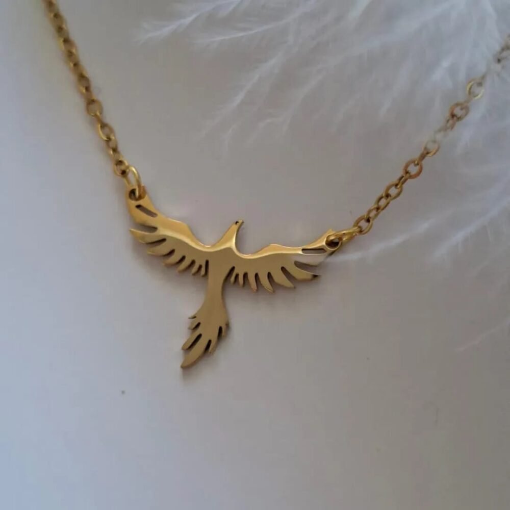 bird charm necklace