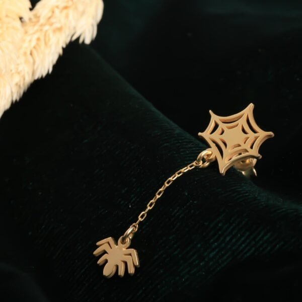 Home spiderweb earrings